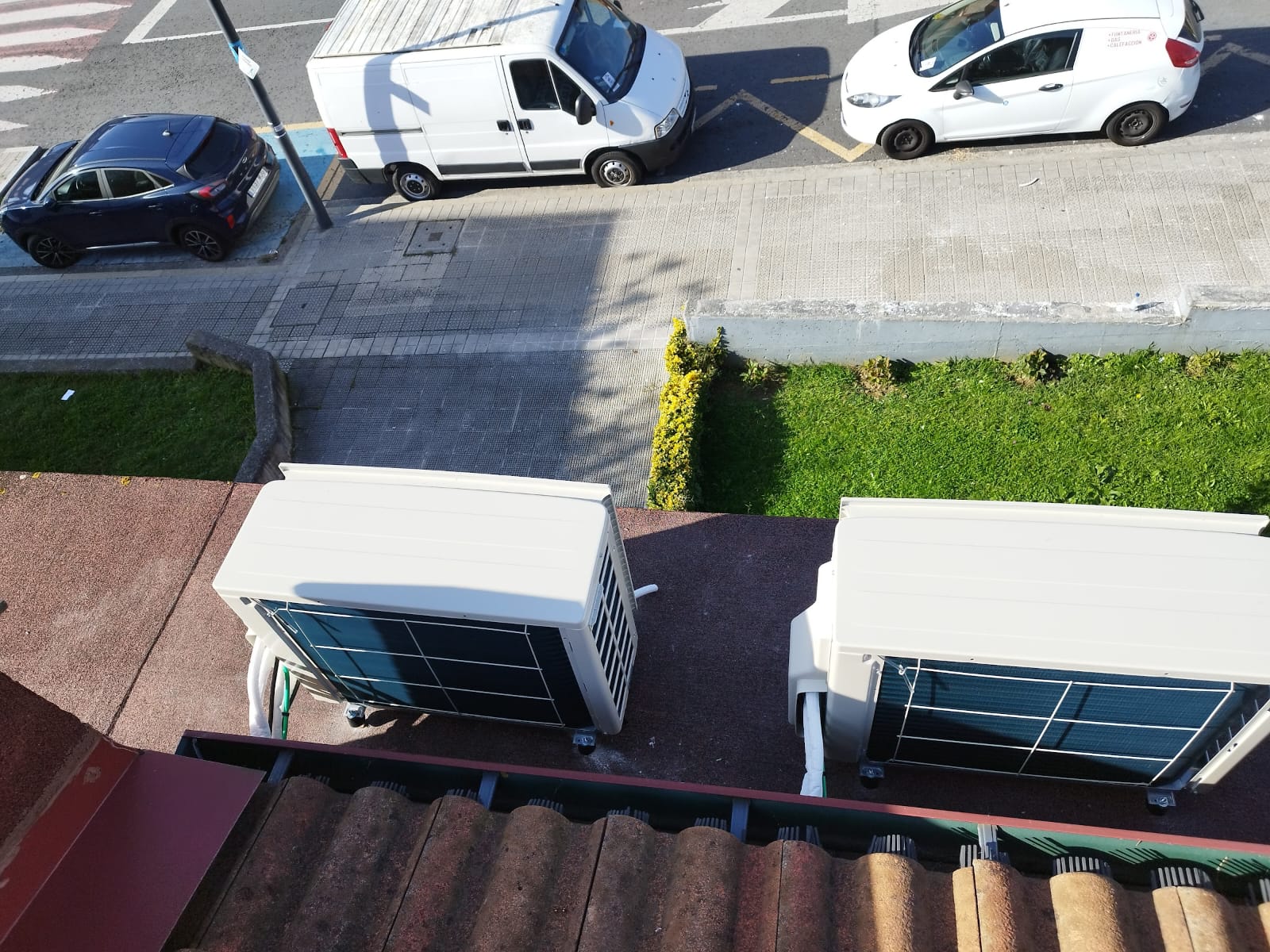 Sistema de aerotermia instalado