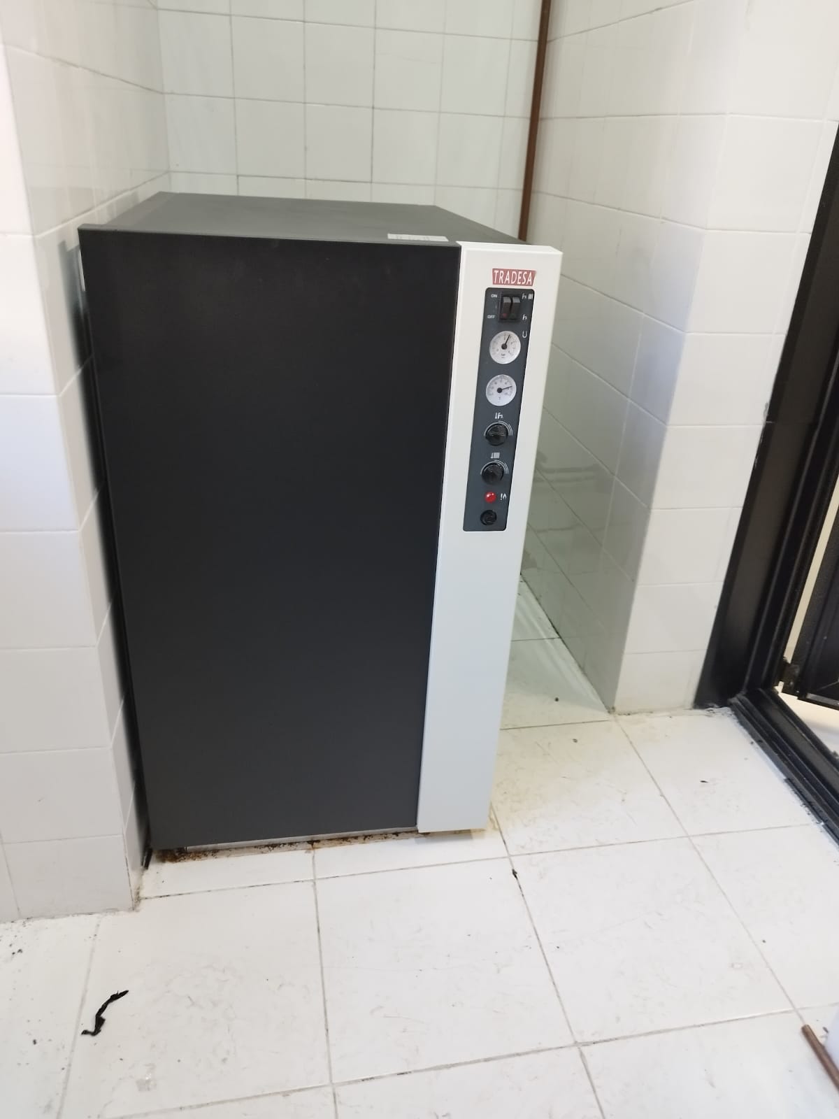 Caldera de gasoil instalada